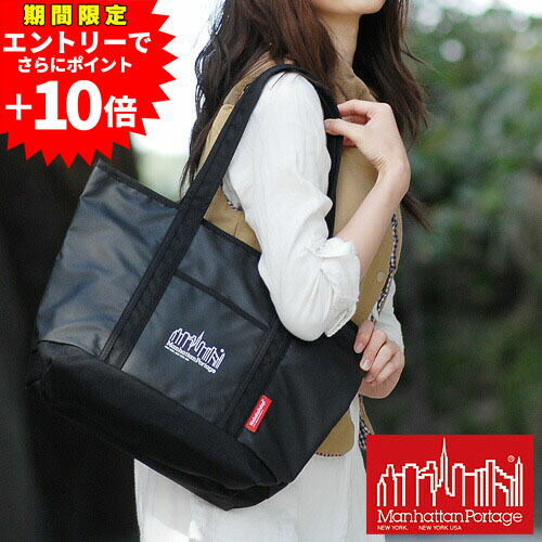 【エントリーで最大P52倍】【正規店】 Manhattan Portage トートバッグ 小さめ 【MP Logo Printed Cherry Hill Tote Bag】 MP1306zp (Mサイズ)メンズ 人気ブランド A4 軽量 送料無料 プレゼント ギフト ラッピング無料 通販 man2202