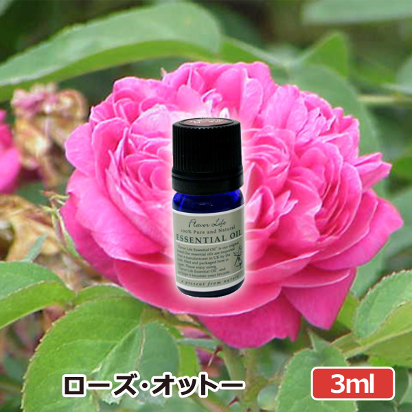 アロマオイル ローズオットー 3ml 人気 アロマテラピー 香り 癒し アロマグッズ エッセンシャルオイル 精油 高品質