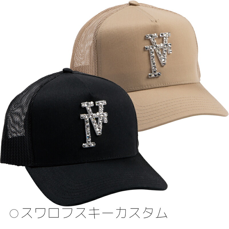 トラッカーキャップ\"FLIP LA -SWAROVSKI  BUBBLE CUSTOM-\" [サイズ]フリー