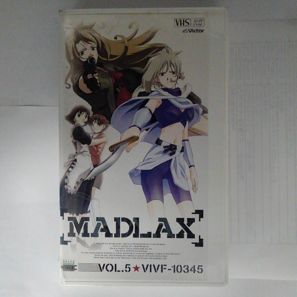 ZV03518【中古】【VHS】MADLAX VOL.5画像