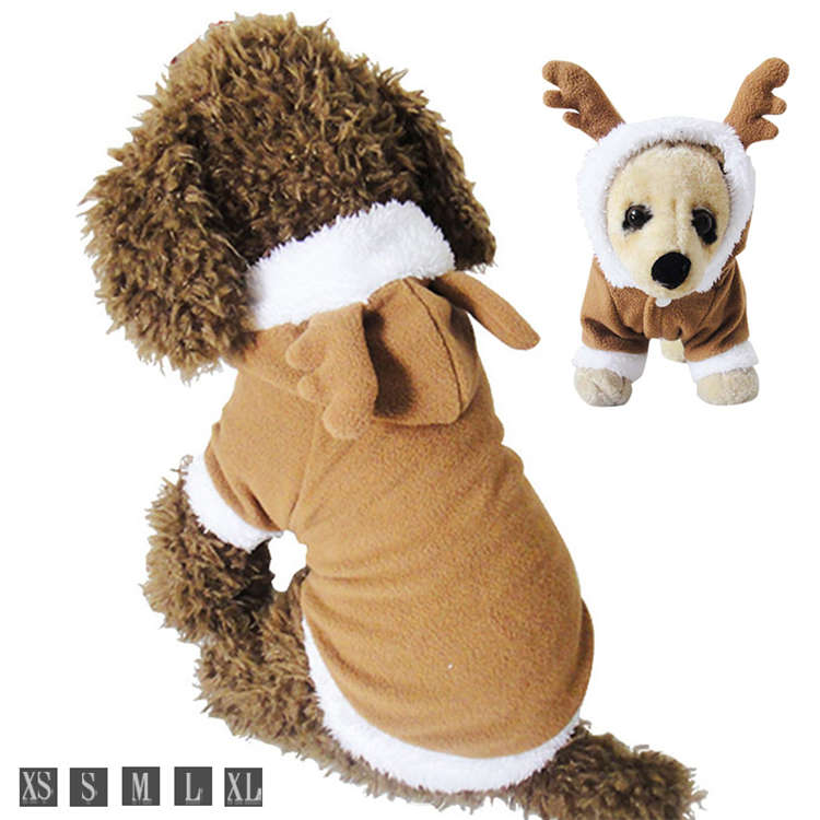 ペット用品 コスプレ トナカイ パーカー ペット ペット服 犬 クリスマス 秋 冬 かわいい 可愛い ドッグウェア ペットウェア 犬服 Giosenglish Com