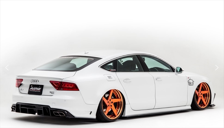 全品送料無料】 Alpil Audi A7 Sportback Side Step Flap 4piece