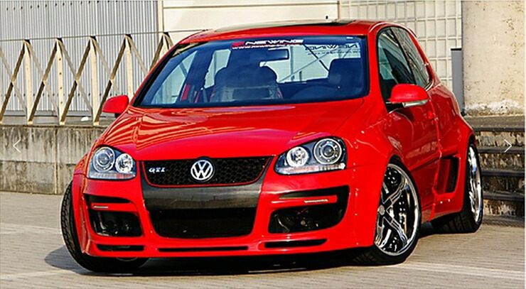 楽天市場】Alpil Volkswagen Golf 5 GTI-RSR Type-2 Front & Rear Blister Fender Set  FRP(未塗装) : NEWING