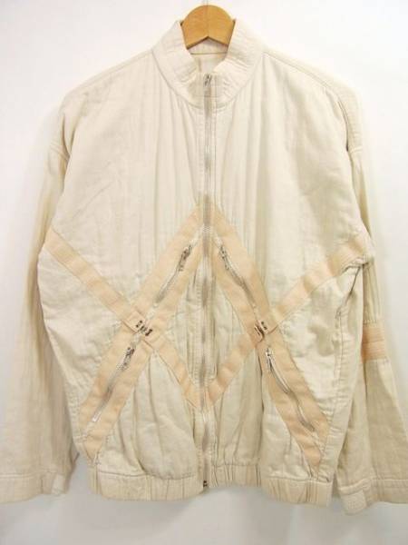 N.HOOLYWOOD ZIPブルゾン 生成り M ミスターハリウッド エヌハリウッド 【中古】｜古着屋NEWJOKE店