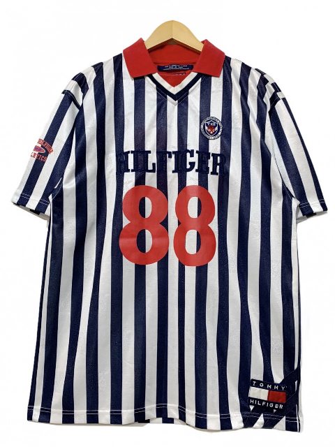 最安値に挑戦 90s Tommy Hilfiger Stripe Soccer Shirt 白紺 S L相当 トミーヒルフィガー サッカーシャツ ユニフォーム ストライプ トリコロール クレスト ロゴ 刺繍 中古 古着屋newjoke店 気質アップ Erieshoresag Org 最安値に挑戦 90s Tommy Hilfiger Stripe Soccer Shirt 白紺 S L相当 トミーヒルフィガー サッカーシャツ ユニフォーム ストライプ トリコロール クレスト ロゴ 刺繍 中古 古着屋newjoke店 気質アップ Erieshoresag Org