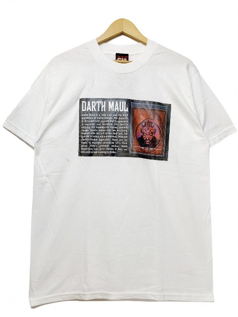 90s STARWARS シャツ ダースモール USA製 古着 90s STAR WARS ダース モール BIG プリント Tシャツ XL位 古着