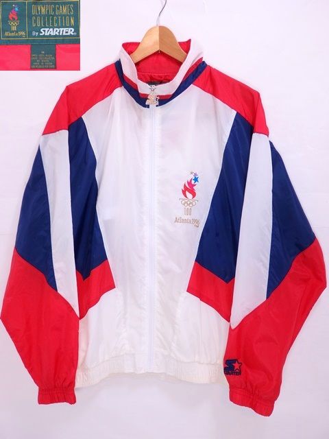 【楽天市場】STARTER 96年 Atlanta Olympic Nylon Jacket M 白赤紺 スターター アトランタ オリンピック