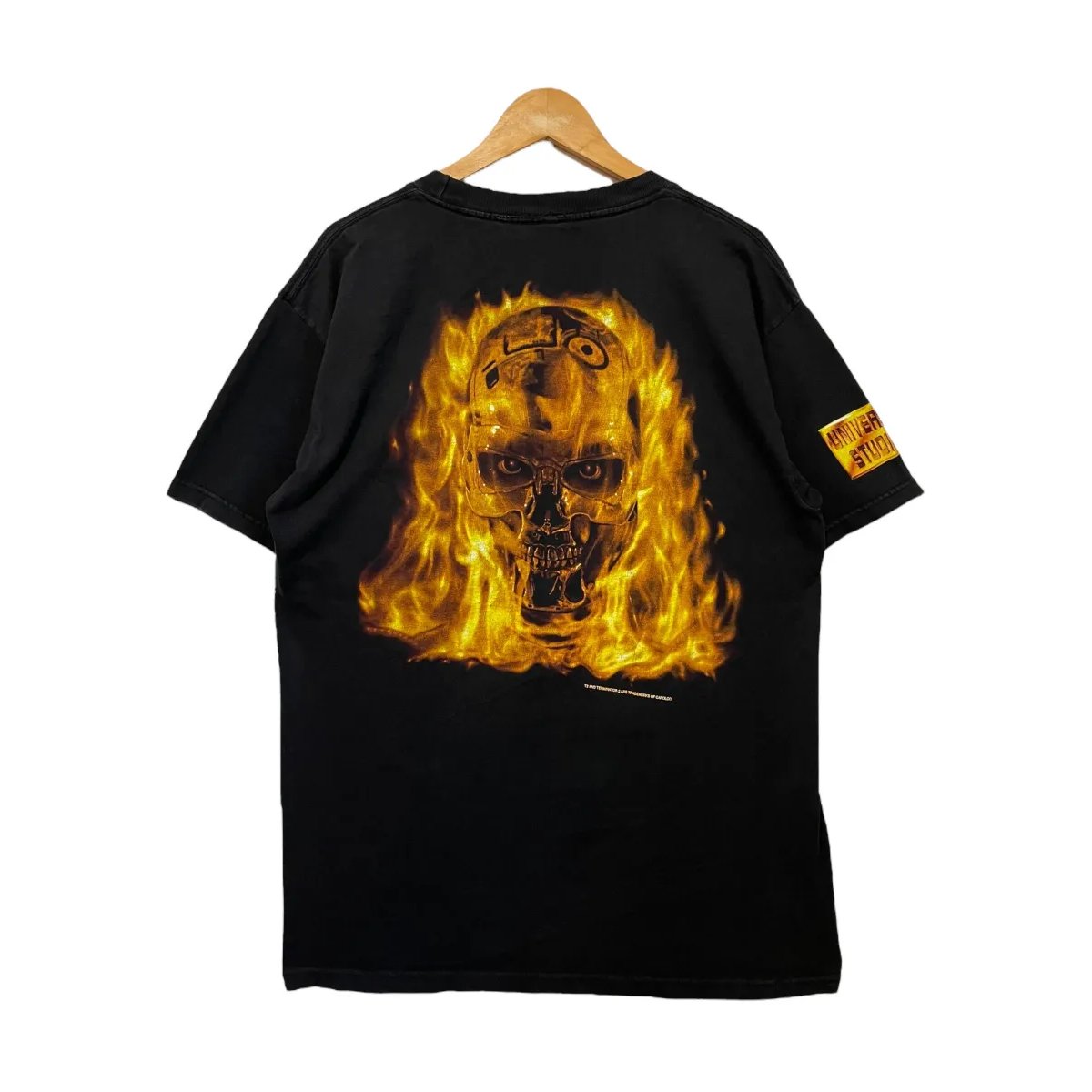 TERMINATOR 2 Print S/S Tee 黒 L相当 ターミネーター2 半袖 Tシャツ プリント ムービーT ブラック BLACK 古着|古着屋NEWJOKE店