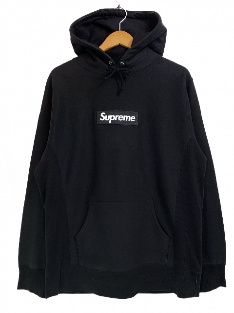 楽天市場】19AW SUPREME Bandana Box Logo Hooded Sweatshirt 黒 L 