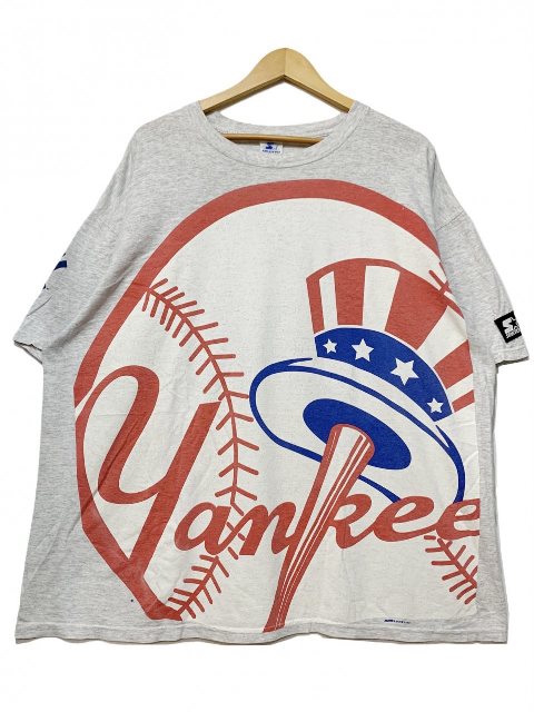 90s ナツメグ ニューヨーク・ヤンキース プリントTシャツ ネイビー M 90s ナツメグ ニューヨーク・ヤンキース プリントTシャツ ネイビー M