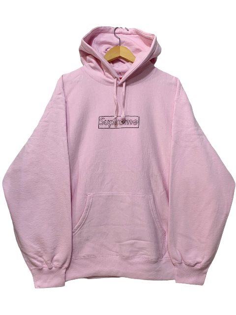 【即完売品】supreme×カウズ　コラボパーカー Supreme シュプリーム 21SS KAWS Chalk Logo Hooded Sweatshirt