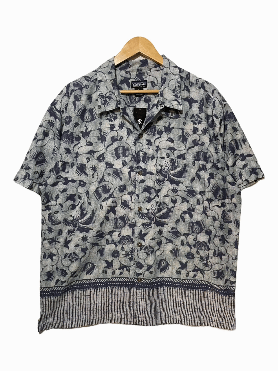 パタゴニア　シャツ　S 楽天市場】00年製 patagonia A/C Print Shirt 薄青 XL 00s