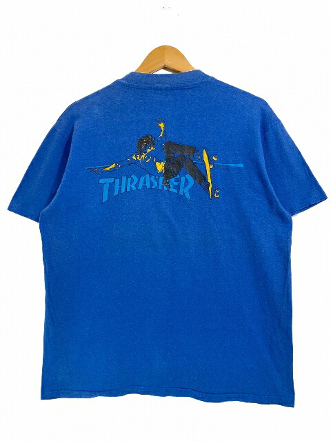 【珍品】vintage thrasher Tシャツ 80's スラッシャー 80s THRASHER スラッシャー OLD SKATE Tシャツ オールド - メルカリ