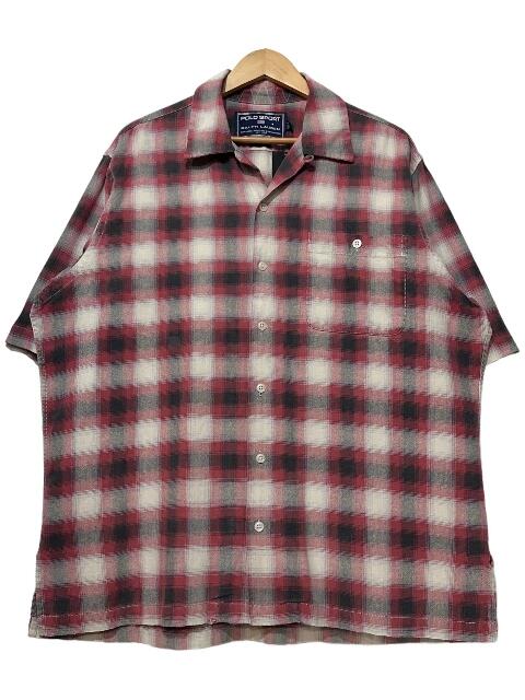 楽天市場】90s Polo Ralph Lauren Check Open Collar S/S Shirt ピンク