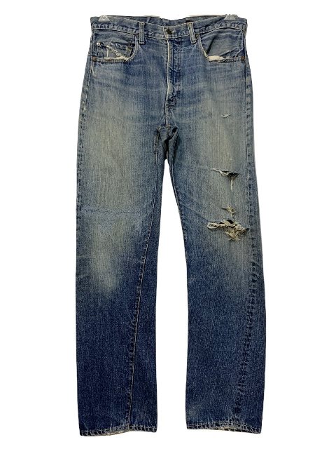 リーバイス 505　古着　デニム 古着 00s Levi's 505 ヒゲ 縦落ち ブルー デニム パンツ