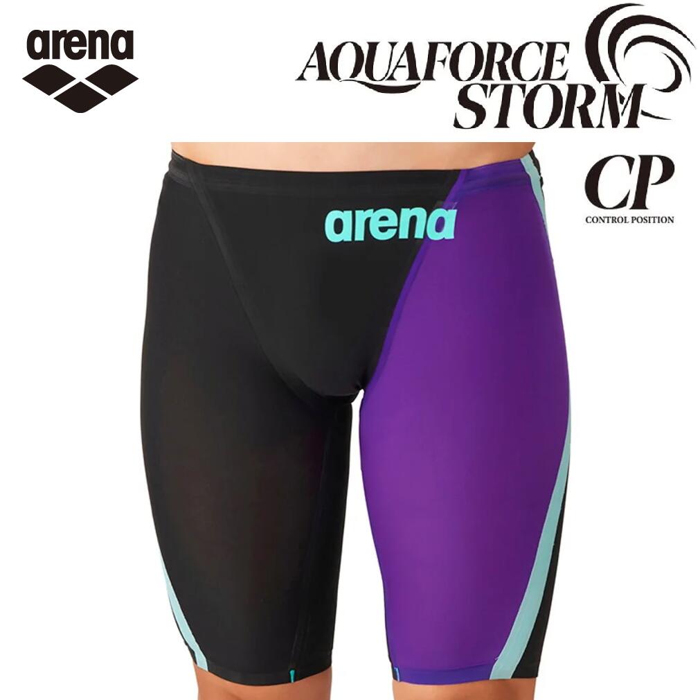 AQUAFORCE STORM メンズ CP AS6SRC01M 2026新色 PPEM arena アクアフォースストームCP レーシングスパッツ スピード競技海水着 水浴び 競泳 スポーツ・アウトドア-競技水着