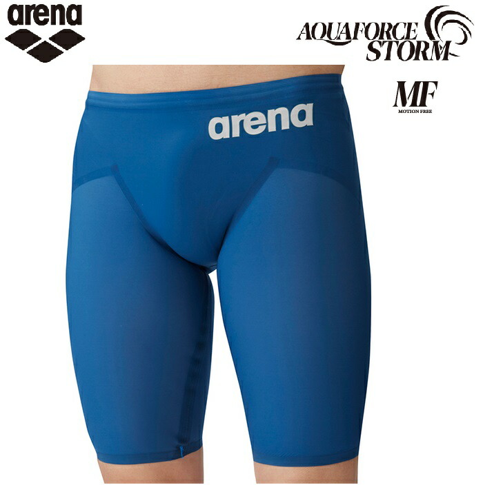 arena AQUAFORCE STORM  メンズ MF ARN4003M DBLU アクアフォースストームMF レーシングスパッツ スピード競技海水着 水浴び 競泳 スポーツ・アウトドア-メンズ競技水着-水泳