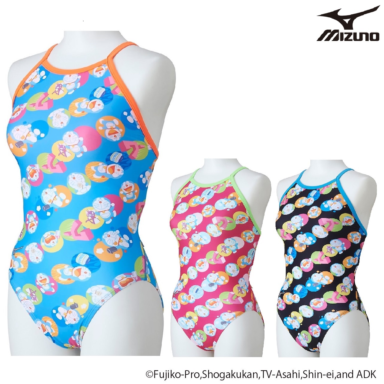 ミズノ レディス 水泳 競泳水着10890円 ドラえもん レディース MIZUNO ミズノ レディス 水泳 競泳水着 エクサースーツ 競泳練習