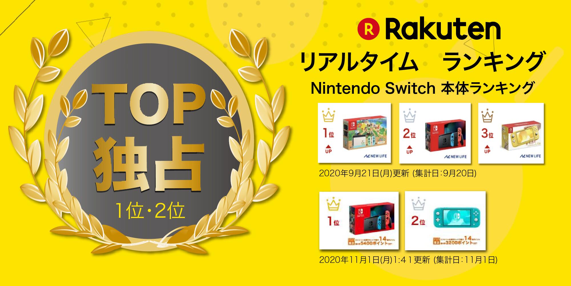 楽天市場 Nintendo Switch 本体 Joy Con L ネオンブルー R ネオンレッド 任天堂 ニンテンドースイッチ バッテリー強化版 Had S Kabaa 新型モデル ニューライフ