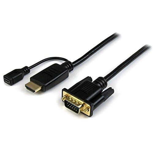 StarTech.com HDMI - VGAアクティブ変換ケーブルアダプタ 1.8m 1920x1200/ 1080p HD2VGAMM6