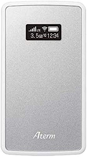 NECプラットフォームズ Aterm Wi-Fi モバイルルーター tri and MP02LN SW メタリックシルバー PA-MP02LN-