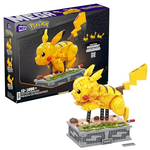 メガブロック(MEGA BLOKS) ポケモン ピカチュウが走る! ムービング ピカチュウ ピース数:1095ピース 12才~ HGC23