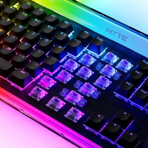 HYTE、本体が光るRGBメカニカルキーボード「Keeb TKL」