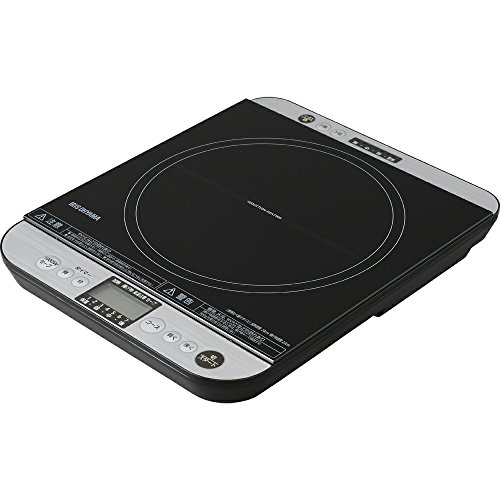 アイリスオーヤマ(IRIS OHYAMA) IHコンロ 1口 IHクッキングヒーター 液晶付き 1400W 両側操作パネル 卓上 7段階火力調整