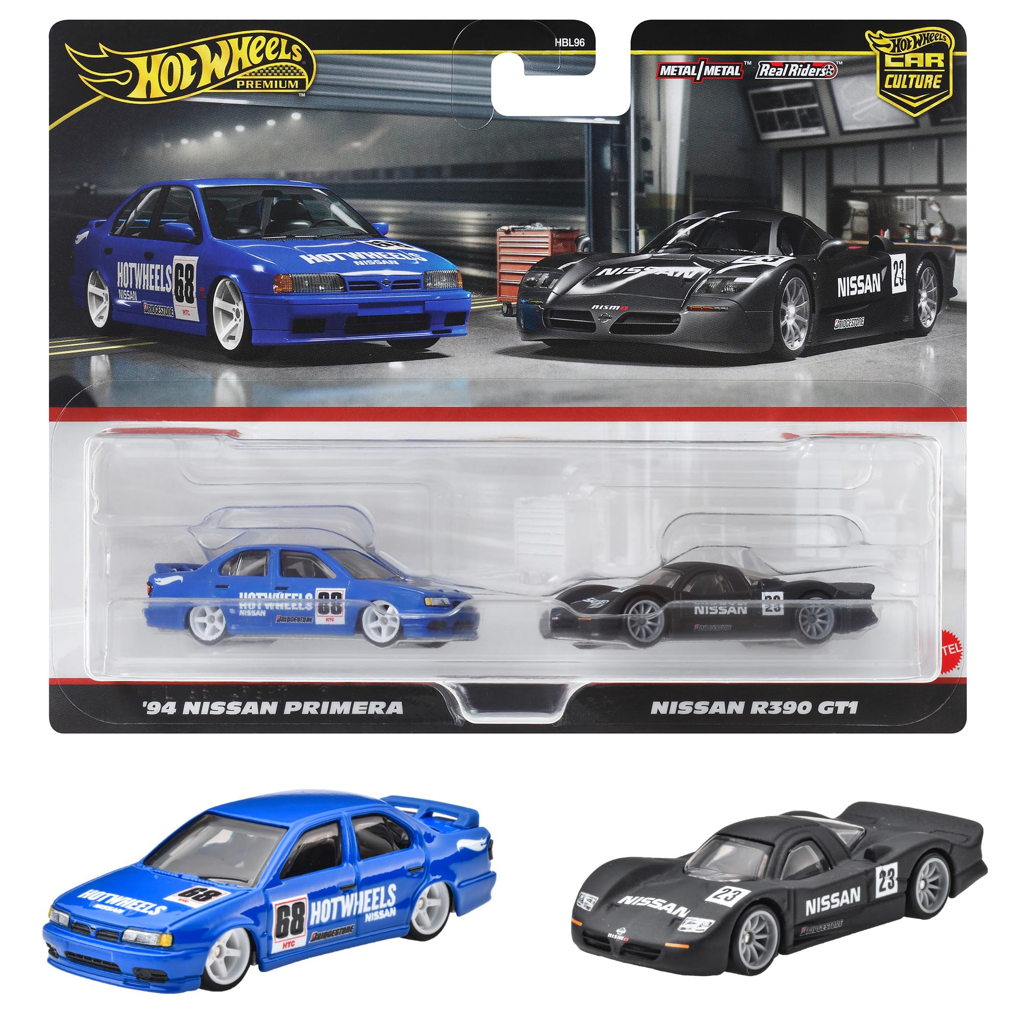 楽天市場】ホットウィール プレミアム 日産R390 GT1 & '94 日産