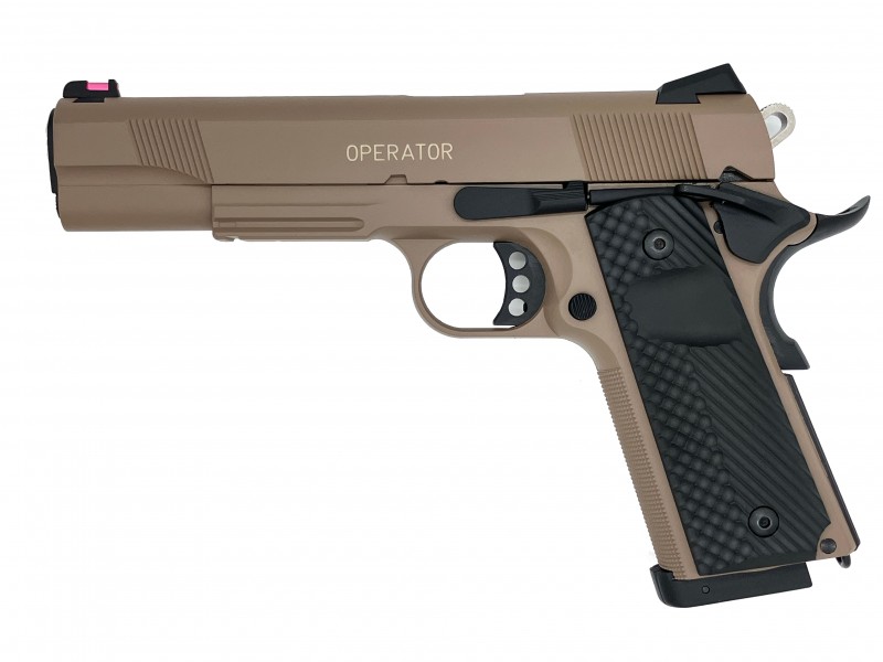 ガスガン Carbon8(カーボネイト) M45 DOC -Desert Operators' Custom- CO2ブローバック 【最新ロット品】