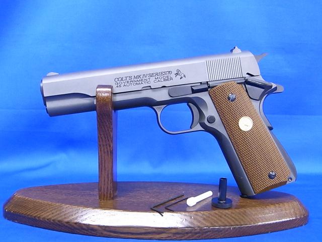 モデルガン タニオ・コバ GM-7.5 コルト ガバメント シリーズ70【ダブルヘッドオープンデトネーター仕様】