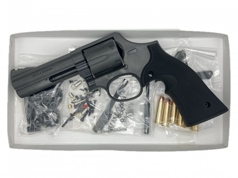 モデルガン組立キット マルシン S&W M586 4インチ DAVISタイプ プラグリップ仕様 HW（ヘビーウエイト）モデル 2024年生産モデル