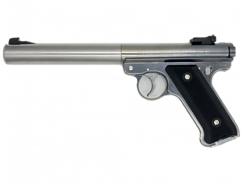マルシン ガスガン スタームルガーMk.1  サイオニクス　シルバー　絶版 楽天市場】マルシン スタームルガーMk1 アサシンズ サイレンサー