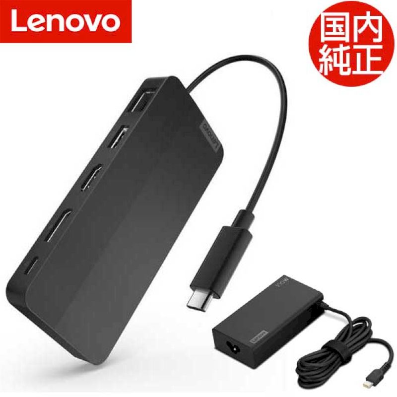 Lenovo USB-C デュアルディスプレイトラベルドックACアダプター有 Amazon.co.jp: Lenovo Lenovo USB Type-C デュアルディスプレイ