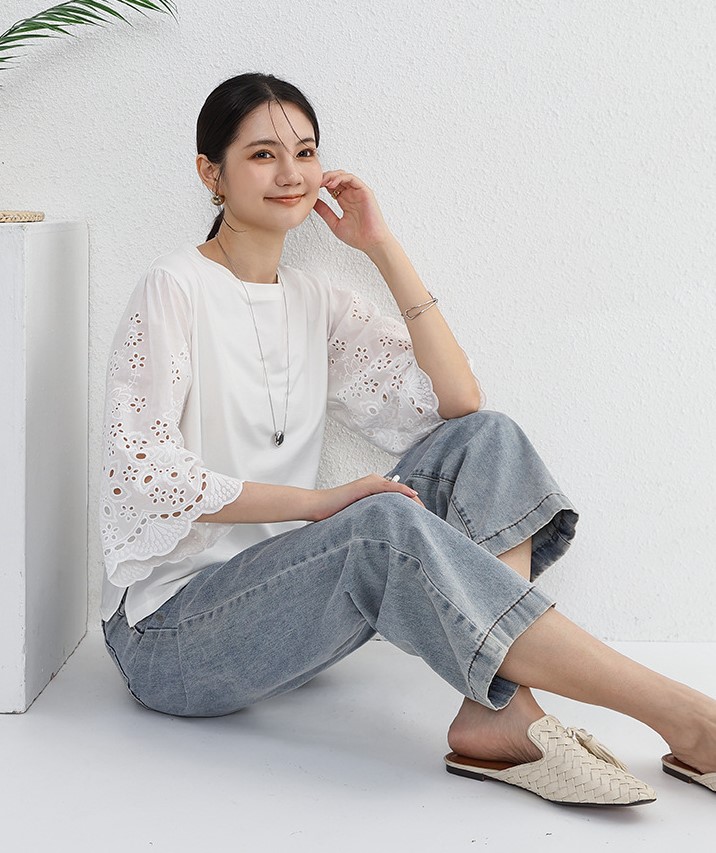 やかん様 ブラウス 36クリーム 230901-01-1.jpg