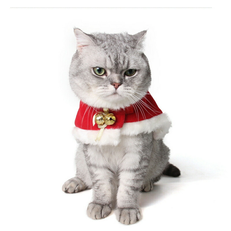 クリスマス ペット服 マント コスチューム 犬用 猫用 コスプレ 犬服 猫服 ドッグウェア キャットウェア 着ぐるみ Xmas 小型犬 中型犬 犬用品 秋 冬 仮装 衣装 変身 動物 オス メス 可愛い おしゃれ あったか クリスマス プレゼント ギフト｜日用雑貨NEWPRODUCT