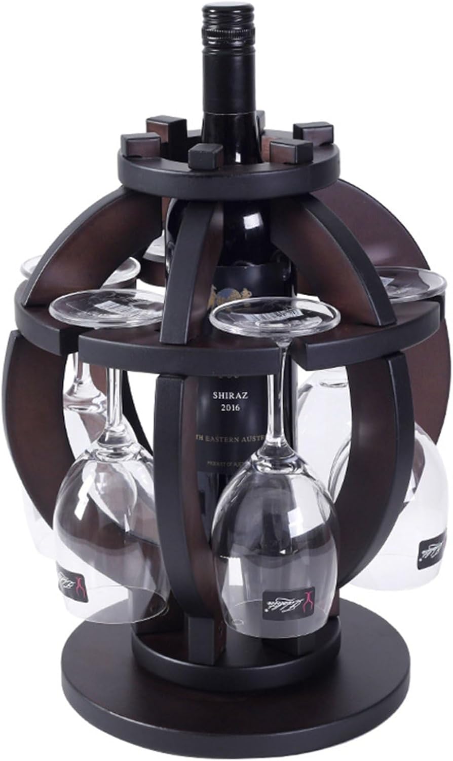 今めかしい ブドウ酒納める ブドウ酒仕合わせ 木製  ワイングラスホルダー ちょうちん型  壜納める タンプラー納める 食べ物屋 家飾りつけ 見せびらかす用