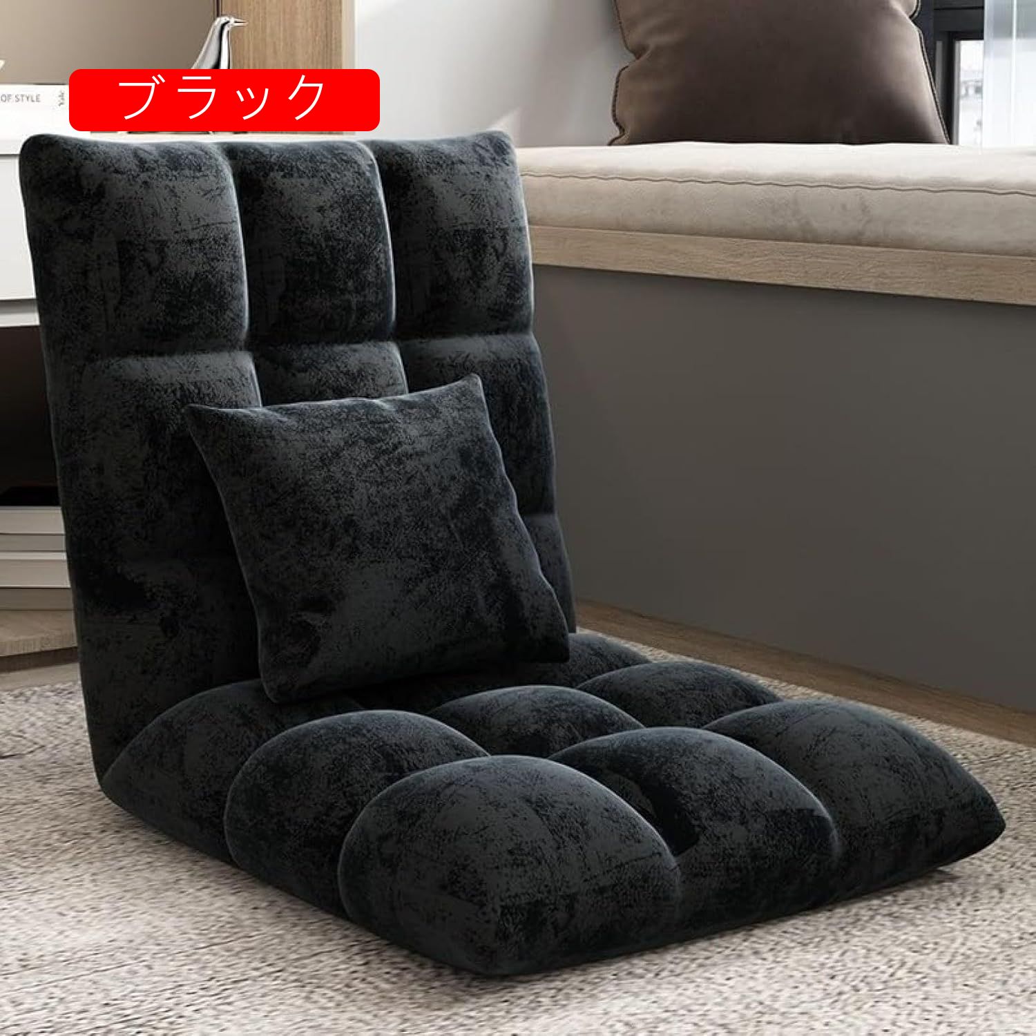 座居敷き パウダーコンパクト居敷き 長椅子居敷き 折りたたみ 軽さ 低手向かい 便々たるな長椅子裏 万物の霊長科学技術に基づいたひな型に基づいており リビング御部屋 臥榻御部屋に適しています 露台 6座標軸自然調整 (