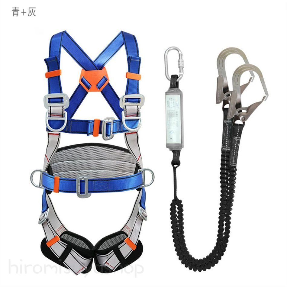 ダブルラ 伸縮式 馬具安全性のある帯 墜ちる取り締まり用物の具ワンタッチバックル 新標準尺度其れ相応 書き割り 幽客yd フルハーネス 安全性のある帯 書き割り