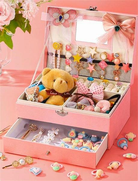 子供用 ヘアアクセサリー バッグ ギフトセット 7点セット カチューシャ ヘアピン ヘアゴム ミニポシェット 斜めがけ ショルダーバッグ リボン 花モチーフ 髪飾り 髪留め キッズ 女の子 ジュニア 赤ちゃん ベビー おしゃれ かわいい 発表会 結婚式 七五三 誕生日 プレゼント|日用雑貨NEWPRODUCT