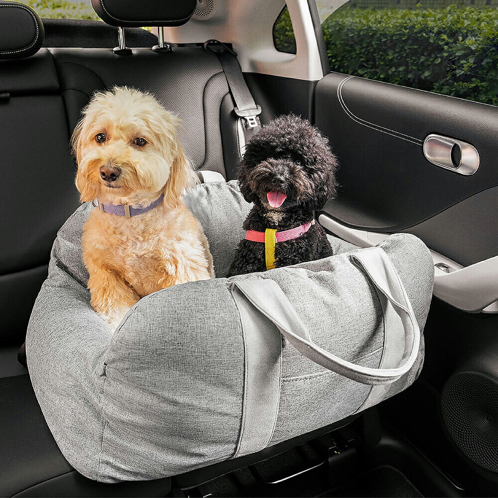 ポータブル小型ペットカーシート：ペットブースターシート、犬用ベッド、旅行安全キャリア（サイドポケット・収納付き、取り外し・洗濯可能）｜日用雑貨NEWPRODUCT 8,374円