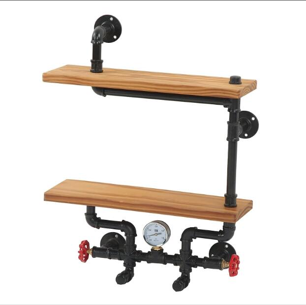 工業用鉄パイプブラケット壁掛け棚本棚装飾木製はしご収納棚|日用雑貨NEWPRODUCT