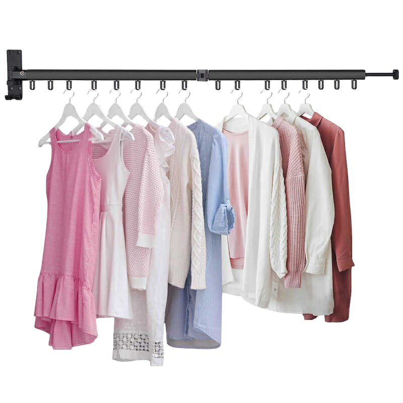 折りたたみ式乾燥ラックバルコニー屋内伸縮ポール服乾燥ロッド服｜日用雑貨NEWPRODUCT