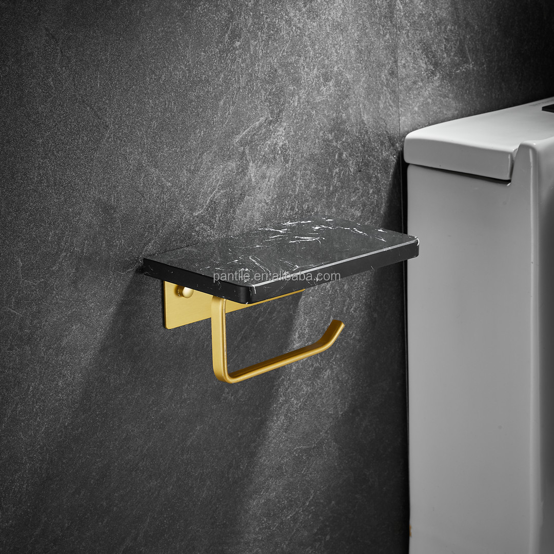 トイレットペーパーホルダースタンドペーパータオルステンレススチールトイレットペーパーホルダースプレーボトル付き添い人