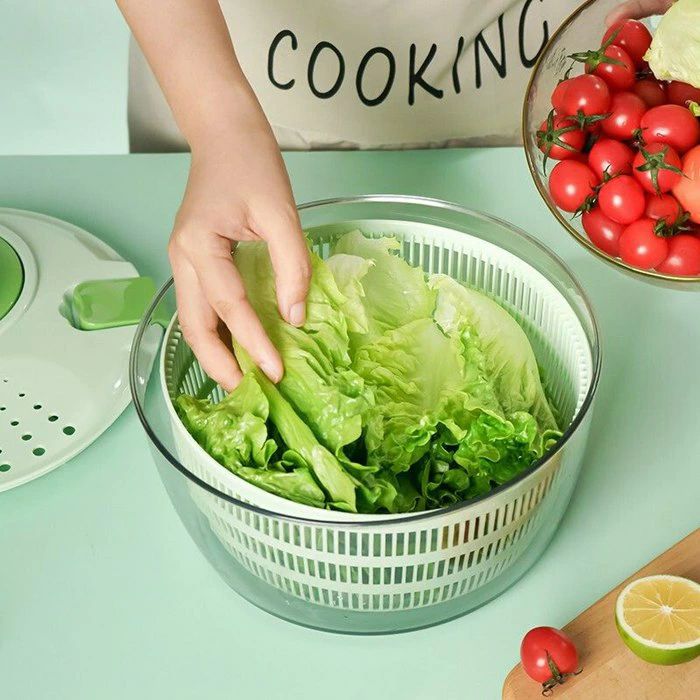 蔬菜 水切り器 サラダ菜水切り サラダスピナー 蔬菜干上がる機 蔬菜の水切り 大静電容量 手動 回転させる遣りくち 時短 助けになるグッズ 分かりやすい 今めかしい 勝手もと 勝手もと助けになるグッズ お取りつくろう飾り気の無い 膳立て物の具