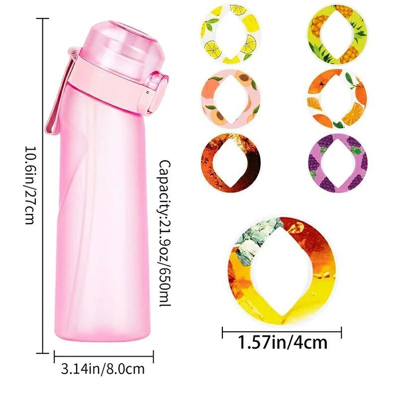 吸い筒 650ml 大電気容量 大気圏引きあげる お水瓶 スポーツドリンク瓶 エアボトルアップ クランク仕掛ける