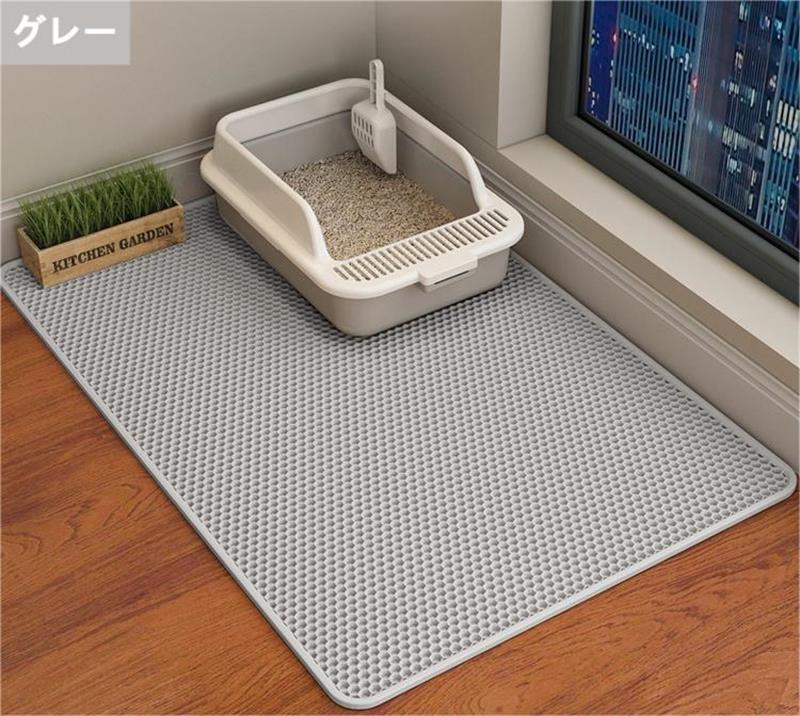 猫用室内用便器引っ敷き 猫砂取り引っ敷き 60x45コマーシャル/75x55コマーシャル/90x60コマーシャル 複数形大きさ 猫引っ敷き 猫砂引っ敷き 飛び散り押しとどめる引っ敷き 洗い濯ぎ飾り気の無い EVA 上滑り打ちきり 雨合羽 防菌類 臭さ押しとどめる 揉み療治式 高耐久
