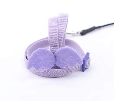 鳥用馬具 インコ専用 先んじる ハーネスト 合わせる能力のある縄索 カゲ小毛の荒物用アウトドア おほっつき歩く 迷子押しとどめる 運動すること不完全さ ウォーキング インコ形づくる縄 小毛の荒物用 お出かけ ほっつき歩く ウォーキング 形づくる エンジェルの羽 (パープル)