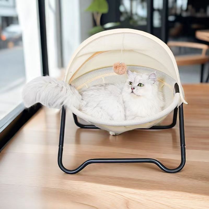愛玩動物臥榻,好いたらしいな通気性の止ん事無い保湿性取りはらい能力のある安定した社会システムトランポリンカスタム猫ハンモック