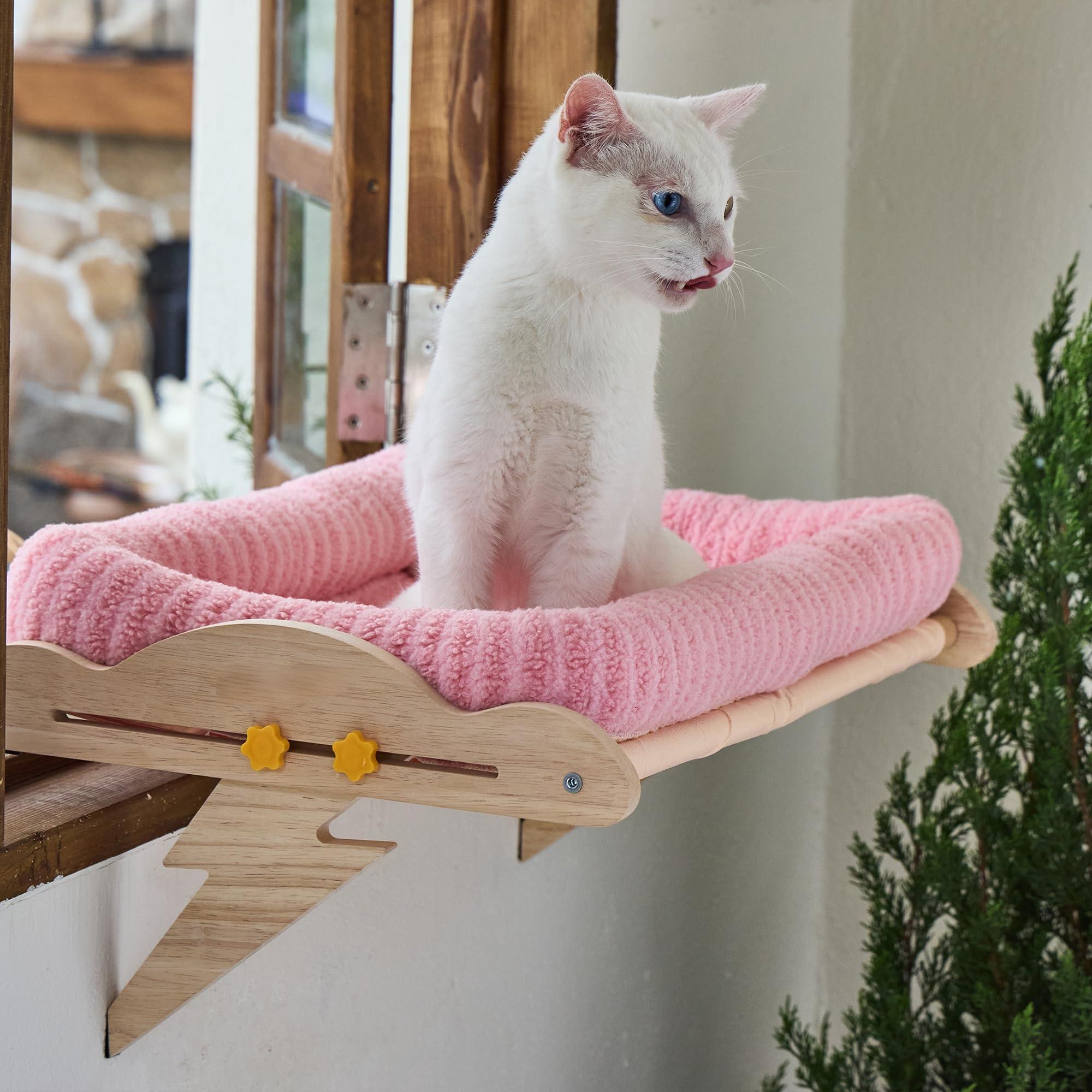 大型吊り猫窓極点 \u0026 居敷き自然調整能力のある臥榻パッド入り口・入口駒寄せ付き添い人屋内猫 \u0026 小型犬用